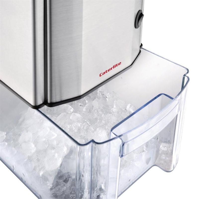 a machine on top of ice cubes