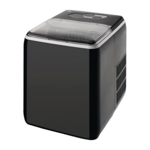 a black square object with a clear top