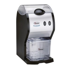 een zwart met zilveren ijsmachine