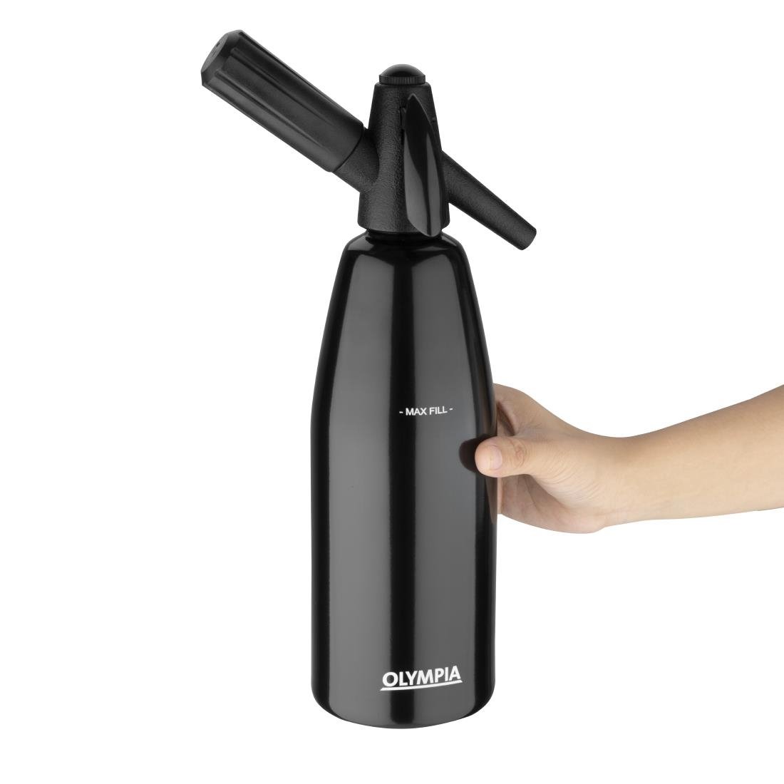 Alternatief beeld van Olympia soda sifon Black 1L