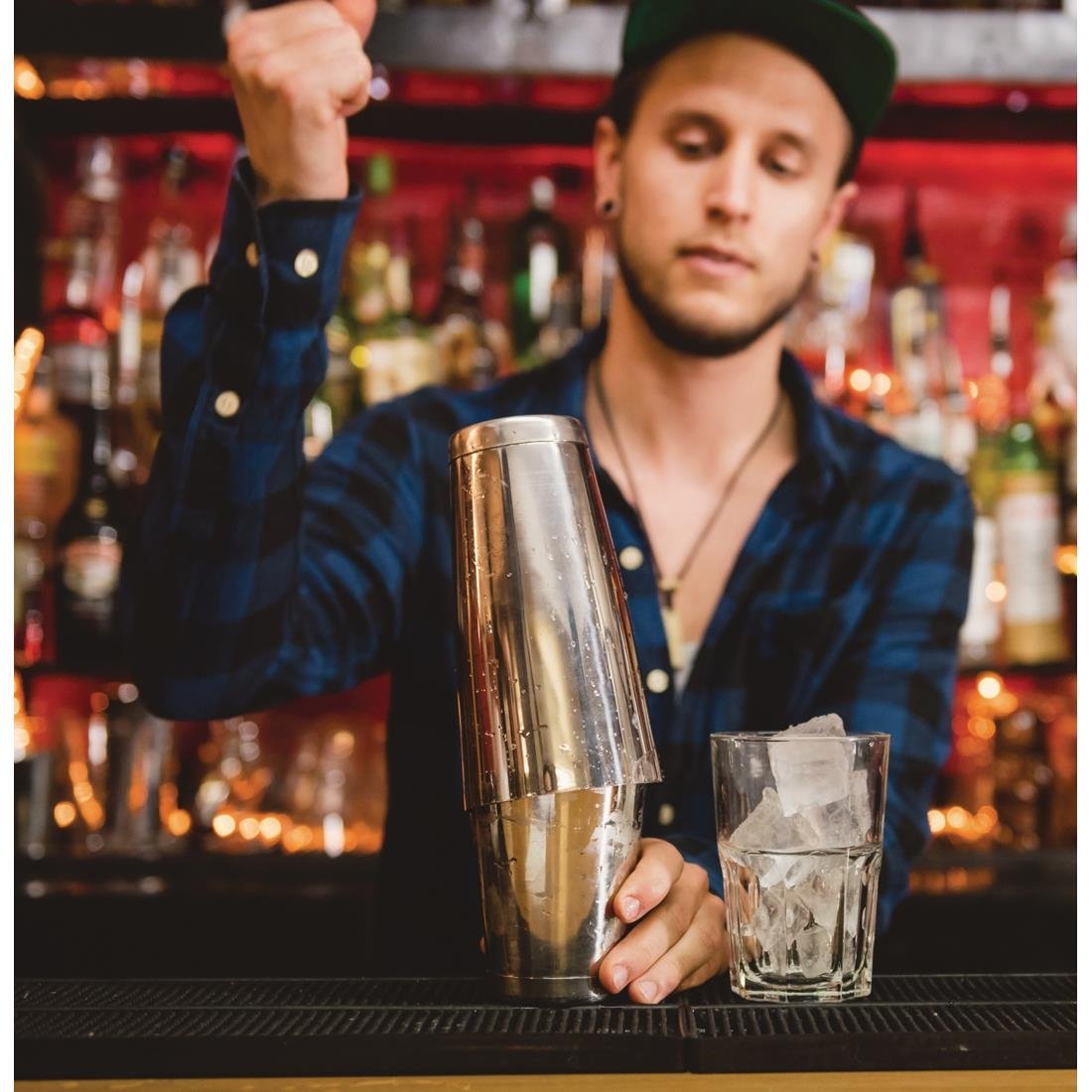 Alternatief beeld van Beaumont Mezclar Stainless Steel tin-on-tin Boston Cocktail Shaker