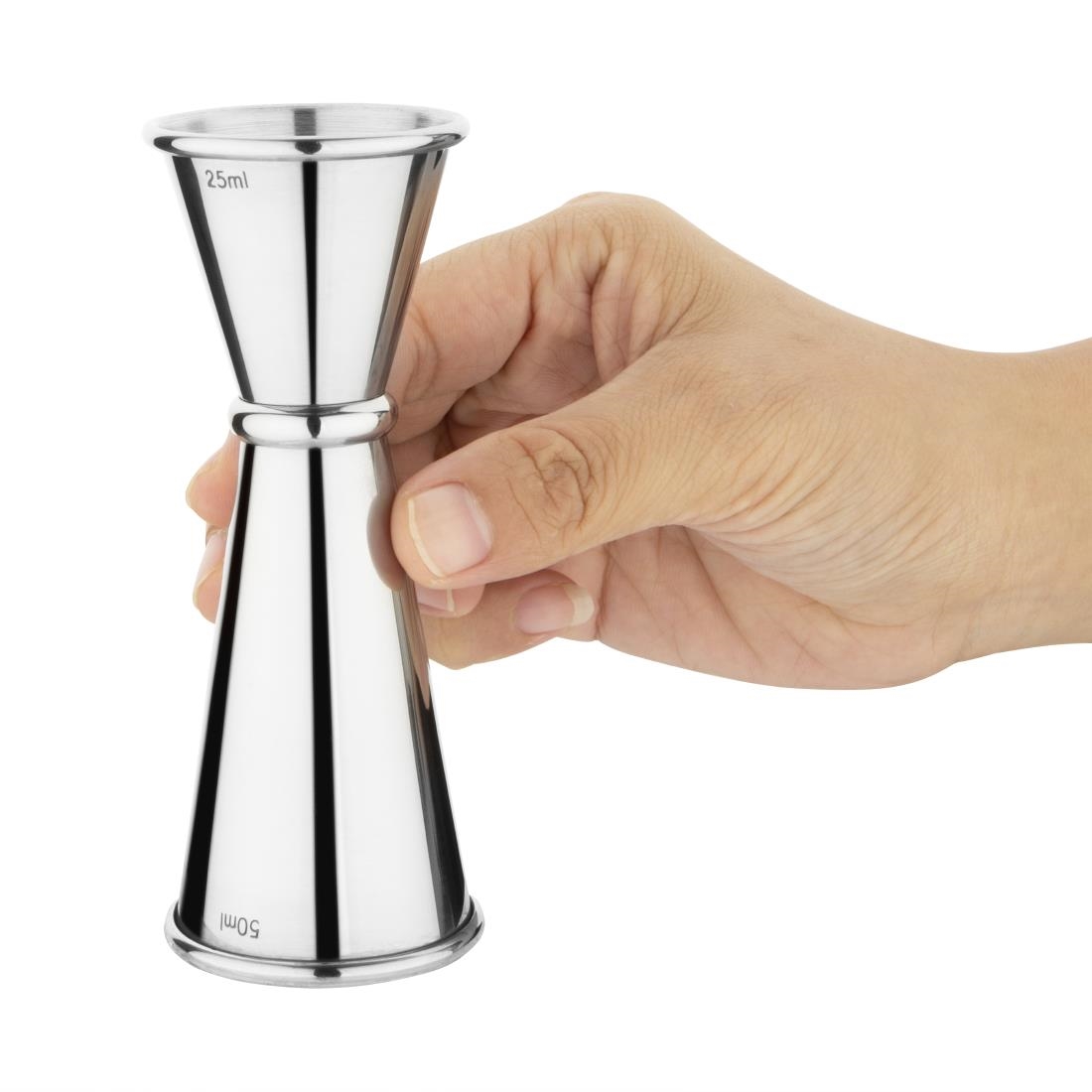 Alternative view of Olympia Stainless Steel Jigger 25/50ml