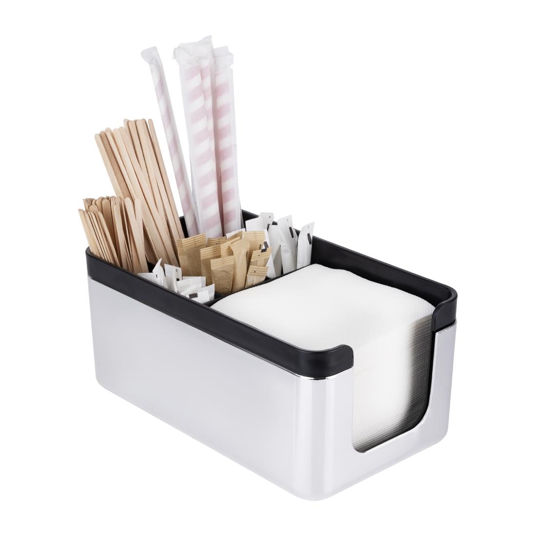 Alternative view of Olympia Kristallon Bar Caddy Chrome-plated Abs