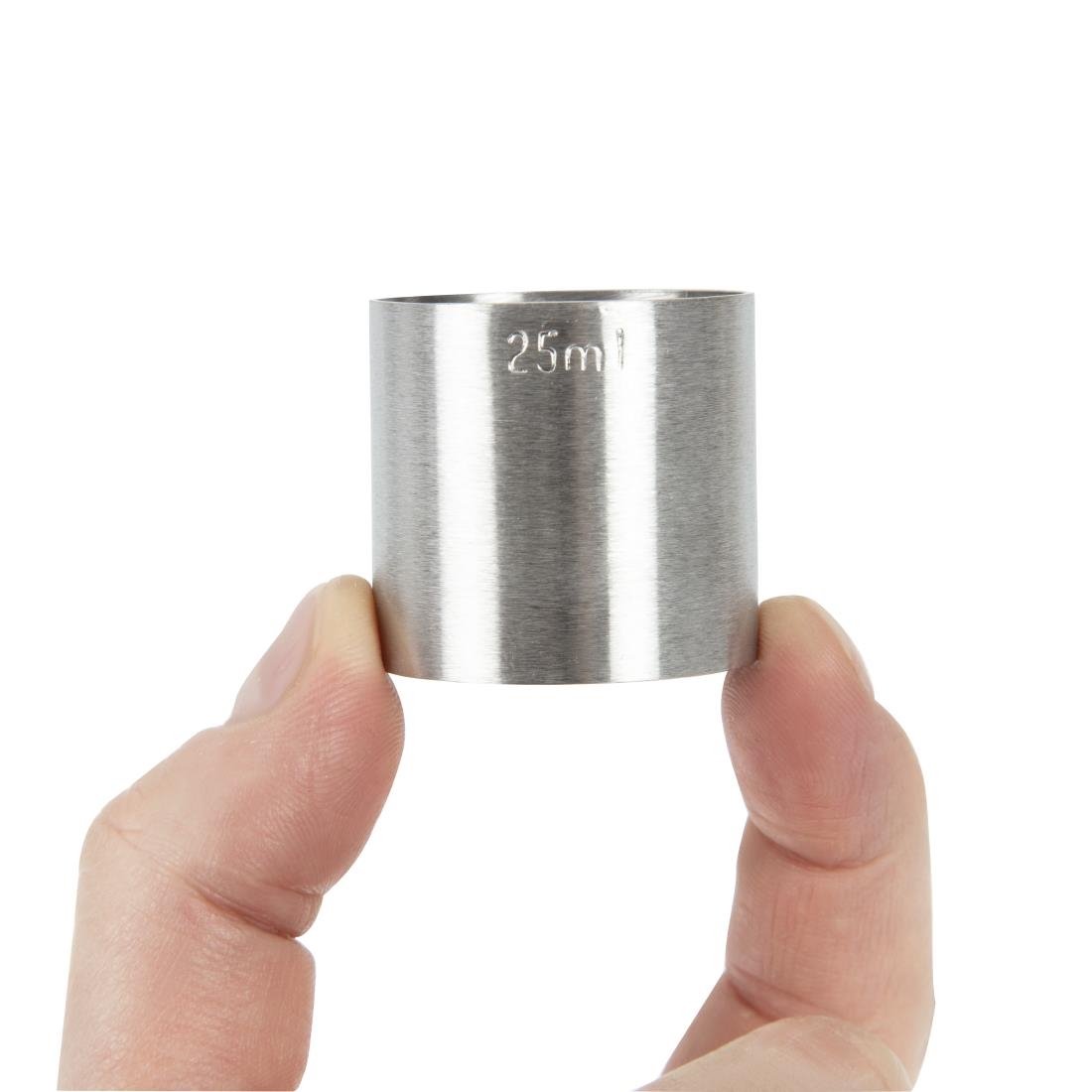 Alternatief beeld van Beaumont Stainless Steel Measuring Cup 25ml CE Marked