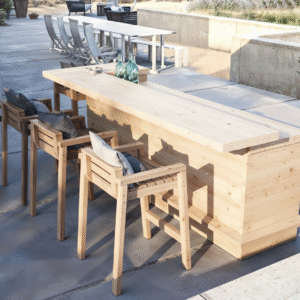 houten buitenbar